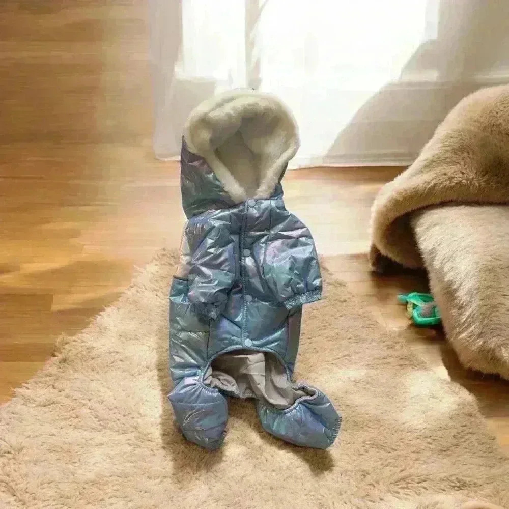 Dog Winter Coat，Waterproof Non-stick Wool Pet Cotton Jacket for Dogs